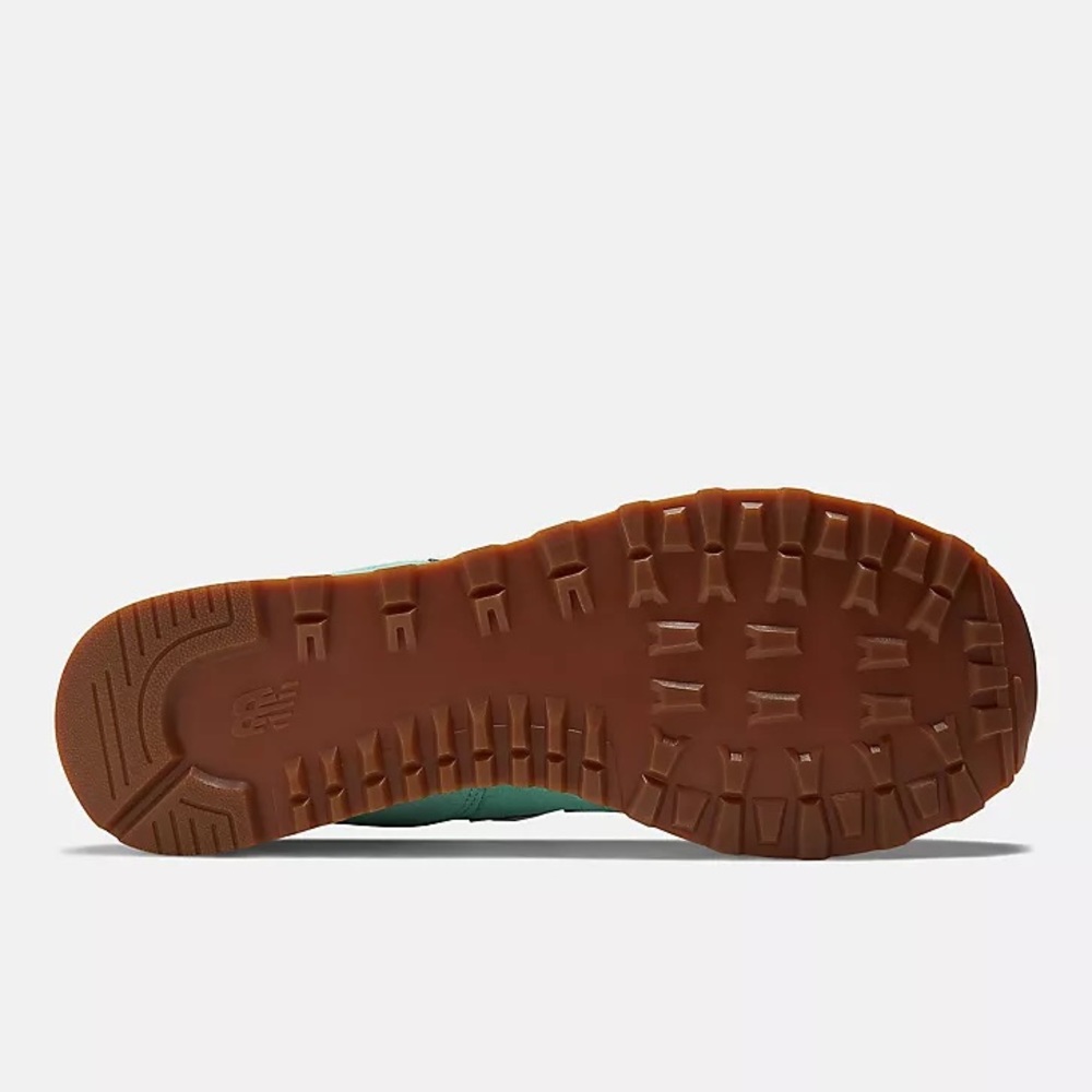 New Balance 574 Unisex Retro Running Shoes / Sneakers - Aqua Green / White - Picture 6 of 14